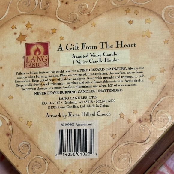 Just Believe candle assortment from Lang Candles. Includes 7 candles & holder. - Picture 6 of 6